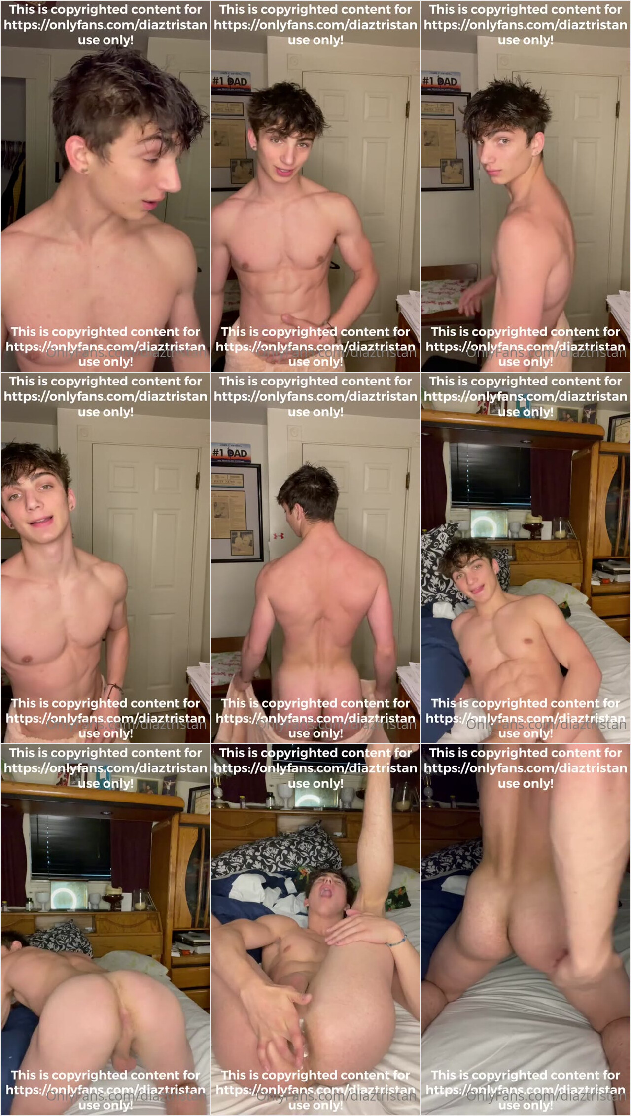 tiktokboy tristan enjoys solo time and ass play